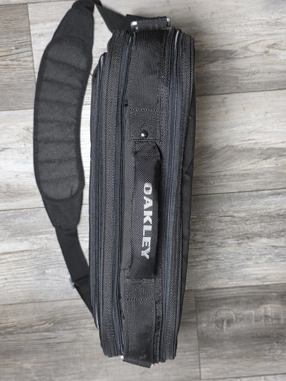 Oakley Rare Complete Vintage Nylon Tactical Laptop Briefcase Messanger Bag *READ
